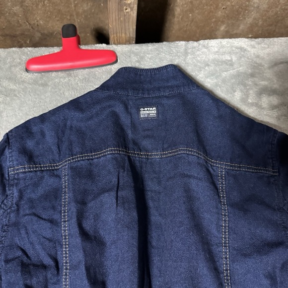 G Star Raw Womens Wrap Dress Longsleeve Blue Denim Size Small City Designer Boho - Picture 10 of 15